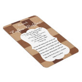 Brunch Coffee Muffin Recipe Magnet Magneet (Rechterzijde)