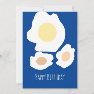 Brunch Drie Eieren Ontbijt Gelukkige Verjaardag Ka Feestdagenkaart