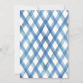 Brunch en baby bosbessen baby shower kaart (Achterkant)