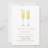 Brunch en Baby Mimosas Douche of Sip & See Kaart (Voorkant)