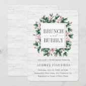 Brunch en bijbelbaar Vrijgezellenfeest met eucalyp Kaart (Voorkant / Achterkant)