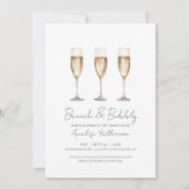 Brunch en breekbaar Vrijgezellenfeest Kaart (Voorkant)