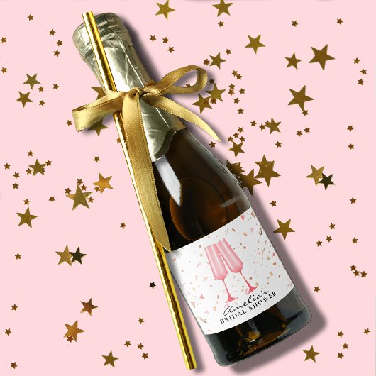 Brunch en Bruisend Bruidsfeest Mini Sparkling Wijnetiket