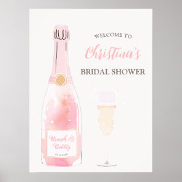 Brunch en Bruisend Champagne Bruidscadeausalon Beg Poster