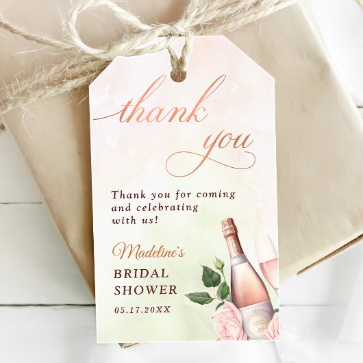 Brunch en Bruisend Champagne Bruiloft Borrel Cadeaulabel