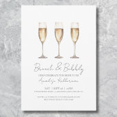 Brunch En Bruisende Bruiloft Borrel Kaart
