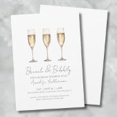 Brunch En Bruisende Bruiloft Borrel Kaart