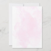 Brunch en bubbelende champagne bruidsfeest bedankkaart (Achterkant)