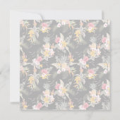 Brunch en bubbelig tropisch Vrijgezellenfeest Kaart (Achterkant)