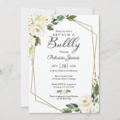 Brunch en bubbelig Vrijgezellenfeest groen bloemen Kaart (Voorkant)