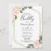 Brunch en bubbelig Vrijgezellenfeest roze bloesem Kaart (Voorkant)