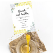 Brunch en bubbels - Bij-thema bruidsdouche Kaart