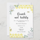 Brunch en bubbels - Bij-thema bruidsdouche Kaart (Voorkant)