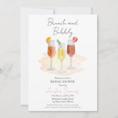 Brunch en bubbels | Cocktails Vrijgezellenfeest Kaart (Voorkant)