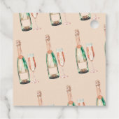 Brunch en bubbels Elegante bruidsdouche Bedankjes Labels (Achterkant)