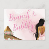 Brunch en bubbels feestdagenkaart (Voorkant)