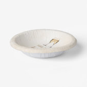 Brunch en bubbels feestelijke brunch bij verloving papieren kommen (Gebogen)