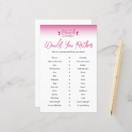 Brunch en bubbels Galentines Zou-je-eerder-Game