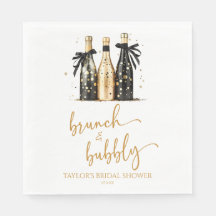 Brunch en bubbels gouden champagne bruidsdouche