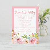 Brunch en bubbels kaart (Staand voorkant)