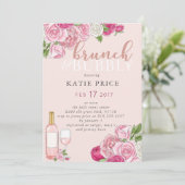 Brunch en bubbels kaart (Staand voorkant)