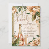 Brunch en bubbels, Roos gouden bruids Champagne Kaart (Voorkant)