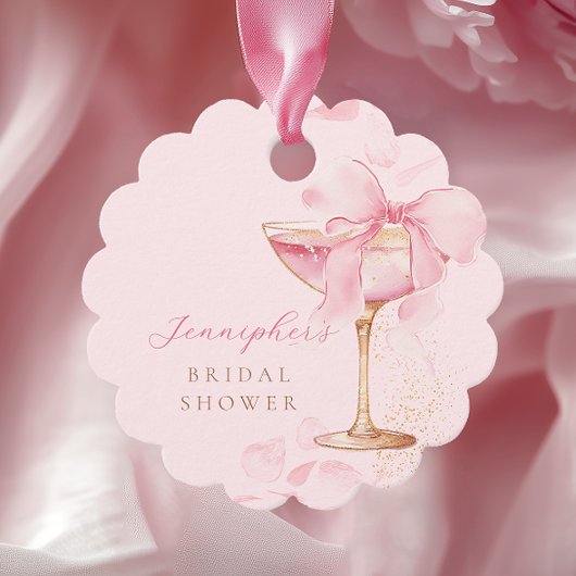 Brunch en bubbels roze favorabelabels bedankjes labels