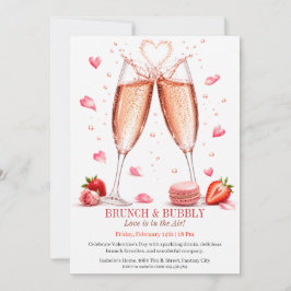 Brunch en bubbels uitnodiging Champagne Brunch