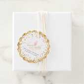 Brunch en Bubble Bachelorette Verloving Brunch Bedankjes Labels (In situ)