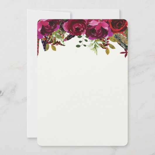 Brunch en Bubble Bridal Shower Invitation Kaart (Achterkant)