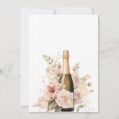 Brunch en Bubble Bridal Shower Invitation Kaart (Achterkant)