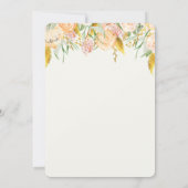 Brunch en Bubble Bridal Shower Invitation Kaart (Achterkant)