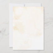 Brunch en Bubble Bridal Shower Invitation Kaart (Achterkant)