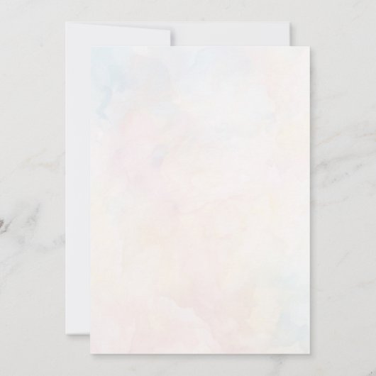 Brunch en Bubble Champagne Vrijgezellenfeest Bedankkaart (Achterkant)