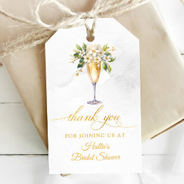 Brunch en Bubble Champagne Vrijgezellenfeest Cadeaulabel