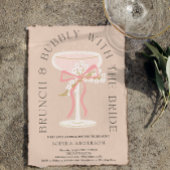 Brunch en Bubble Champagne Vrijgezellenfeest Kaart