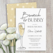 Brunch en Bubble Champagne Vrijgezellenfeest Kaart