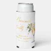 Brunch en Bubble Champagne Vrijgezellenfeest Seltzer Blikjeskoeler (Seltzer Voorkant)