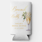 Brunch en Bubble Champagne Vrijgezellenfeest Seltzer Blikjeskoeler (Achterkant)