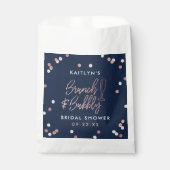 Brunch en Bubble Confetti Vrijgezellenfeest Bedankzakje (Voorkant)