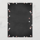 Brunch en Bubble Confetti Vrijgezellenfeest Menu (Achterkant)