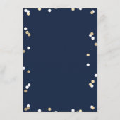 Brunch en Bubble Confetti Vrijgezellenfeest Menu (Achterkant)