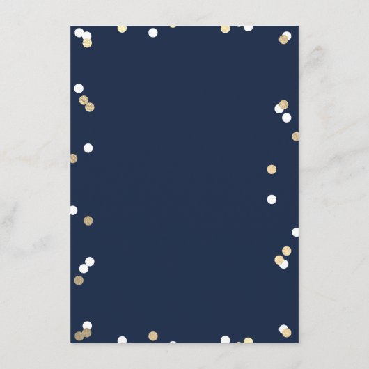 Brunch en Bubble Confetti Vrijgezellenfeest Menu (Achterkant)