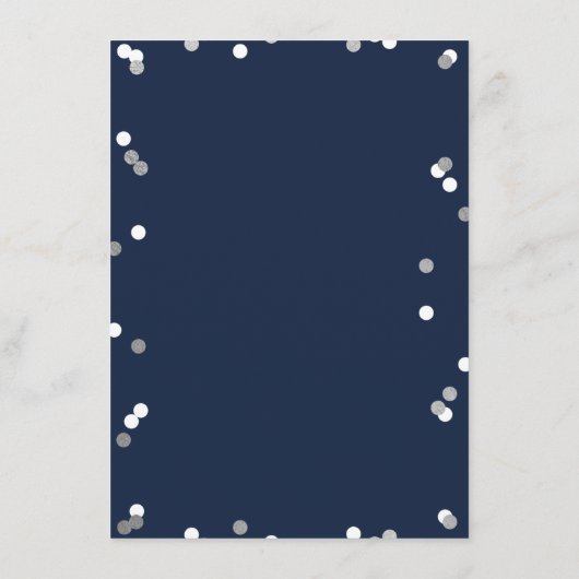 Brunch en Bubble Confetti Vrijgezellenfeest Menu (Achterkant)