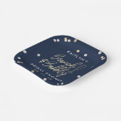 Brunch en Bubble Confetti Vrijgezellenfeest Papieren Bordje (Gebogen)