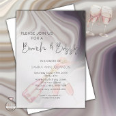 Brunch en Bubble Dreamweaver Elegant Plum Marble Kaart