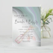 Brunch en Bubble Dreamweaver Mint Jade Sage en Vio Kaart (Staand voorkant)