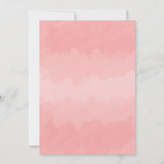 Brunch en Bubble Elegant Floral Vrijgezellenfeest Kaart (Achterkant)