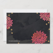 Brunch en Bubble Glitter Waterverf Shower Invite Kaart (Achterkant)