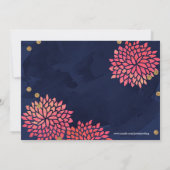 Brunch en Bubble Glitter Waterverf Shower Invite Kaart (Achterkant)